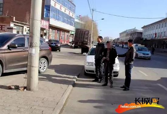 犯罪嫌疑人指認現場。尚義縣公安局供圖