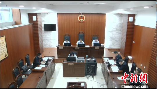 圖為庭審現(xiàn)場。呼和浩特市中院供圖