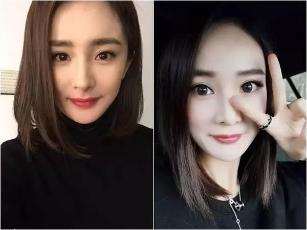 楊冪穿個迷彩，妹紙也要來個擺拍......