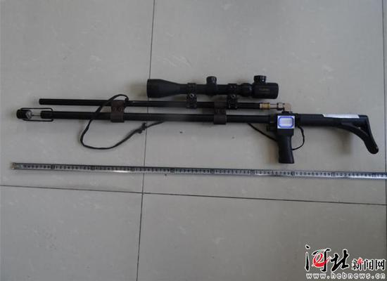 圖為警方查獲得非法槍支。警方供圖